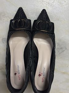 Stylish Black Block Heels