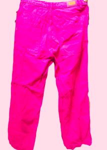 Recap- Hot Pink Denim Jeans