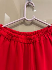 Elegant Red Kurta and sharara with Gold Print
