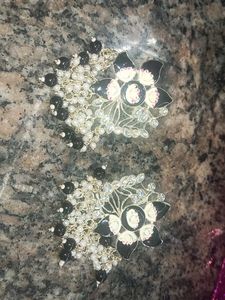 MONKDECOR HLM Meenakari earrings.