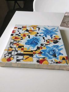 Abstract Floral Canvas Art
