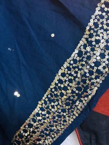 Elegant Blue Embellished Lehenga Choli