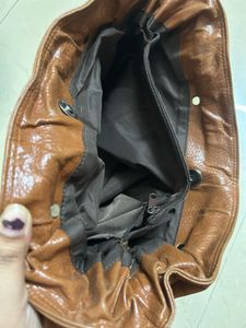 Brown Leather Handbag