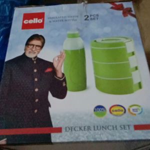 cello tiffin and water bottle set