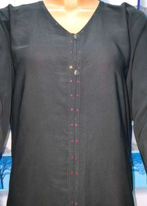Elegant Black Abaya Burqa Latest Designer Pc