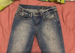 Sparkly Studded Blue Jeans⭐️🎸
