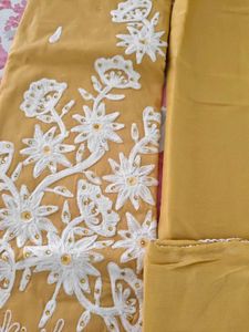 Women's Embroidered Kurta Suit Material