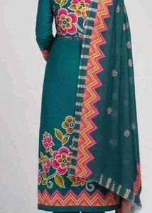 Unstitched Navy blue colour suit
