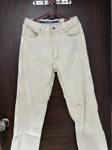 Colleseum Courdroy White pants