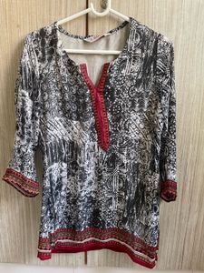 Stylish Printed Biba Kurta