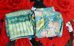 Printed Dupatta And Shalwar