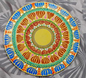 Hand-Painted Mandala Wall Art