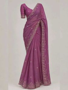 y2k chatpata embroidered saree