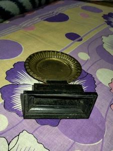 Vintage Brass Pedestal Dish