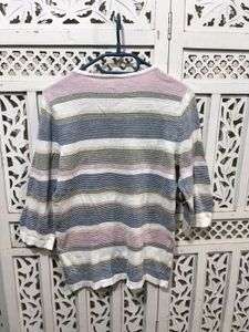 Striped Knit Sweater