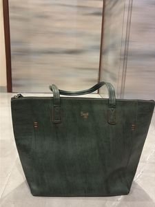 Stylish Dark Green Tote Bag