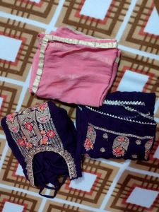 Designer Embroidered Purple Kurta