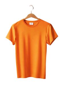 💥New Men's Premium Solid Cotton Orange T-shirt