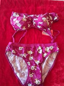 Floral Print Lingerie Set