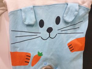 Unisex Soft Cotton Romper for 3-6 months