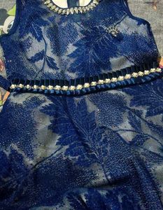 Elegant Blue Party Dress