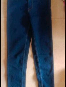 High Waisted Dark Skinny Jeans
