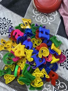 Colorful Magnetic Letters and numbers Set with Jar