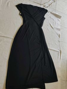 Chic Black Wrap Dress