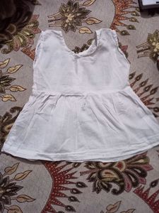 set of 2 pure cotton frock for new born baby