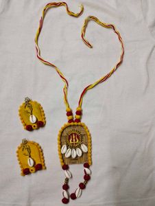 Handcrafted Ethnic Necklace and Earring Set