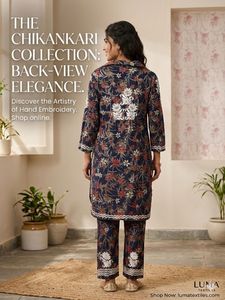 Elegant Chikankari Kurta Set