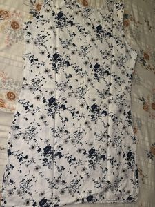 Beautiful White Short Kurti