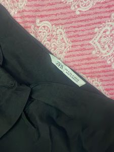 Zara Black One Shoulder Top