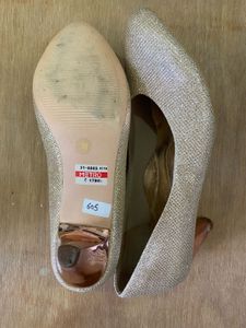 Sparkling Gold Heels