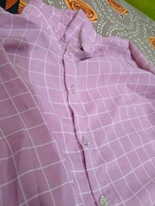 Chic Pink shirt style frock