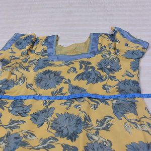 Floral Print Kurta
