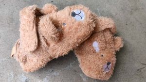 Adorable Bear Slippers for Baby!