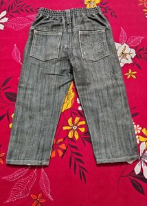 Stylish Grey Cargo Jeans