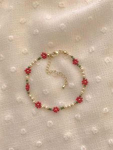 Cherry Beaded Bracelet