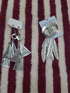 Combo of 2 pairs of stylish earrings