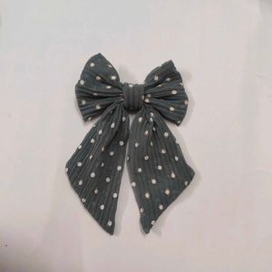 Polka Dot Hair Bow