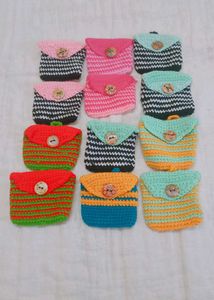 🧶✨ Handmade Crochet Pouches – New