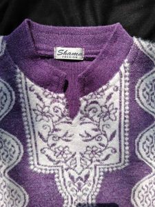 Elegant Purple Embroidered Kurta