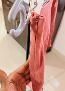 Chic Pink Ruffled Mini Skirt