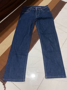 Classic Dark Wash Denim Jeans