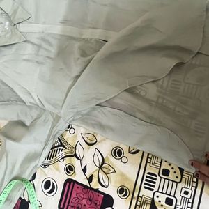 Oversized Green Button-Up Shirt(unused)