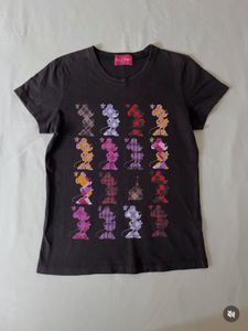 DISNEY Minnie Mouse Plaid T-Shirt