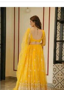Stunning Yellow Lehenga Choli