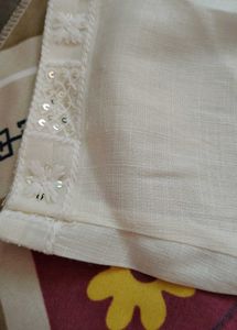 Elegant White Embroidered Kurta