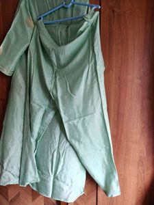 Beautiful Mint Green Kurta Set with Dupatta